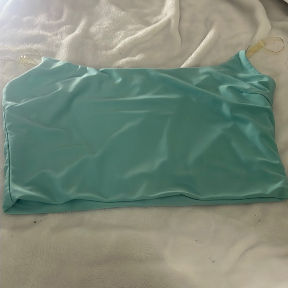 Better Be Aqua Crop Top